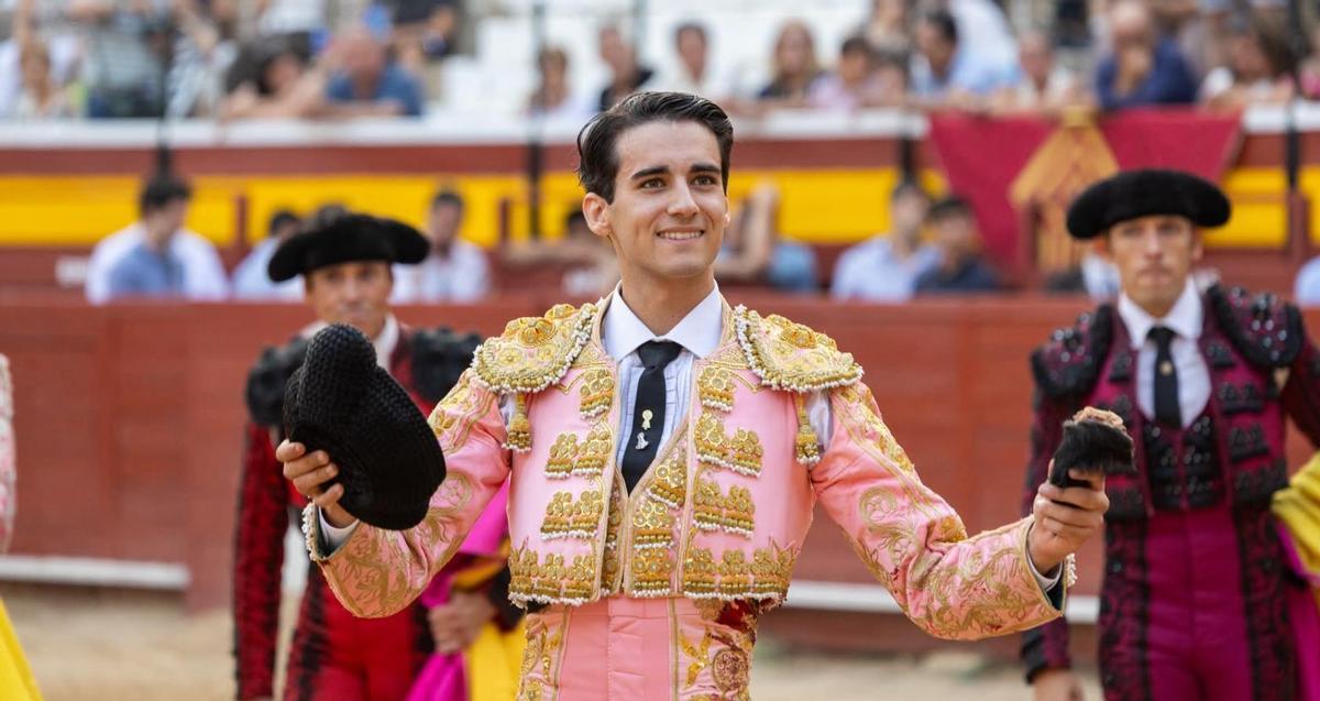 El novillero Marco Polope, en Utiel