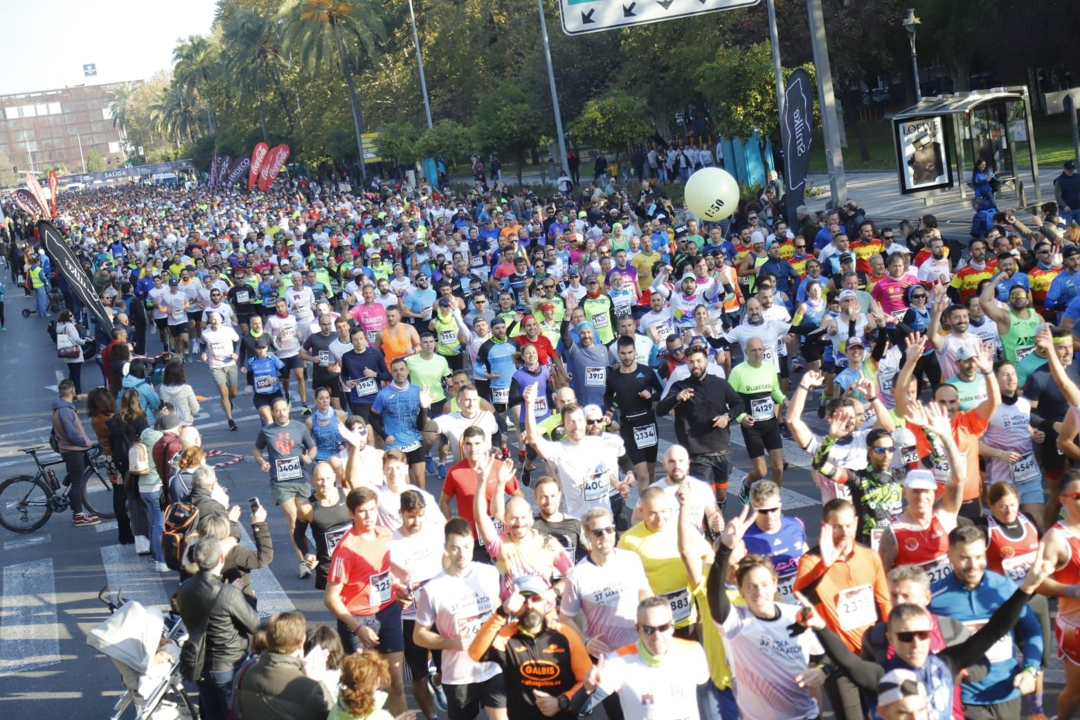 Media Maratón de Córdoba 2023: la carrera, en imágenes