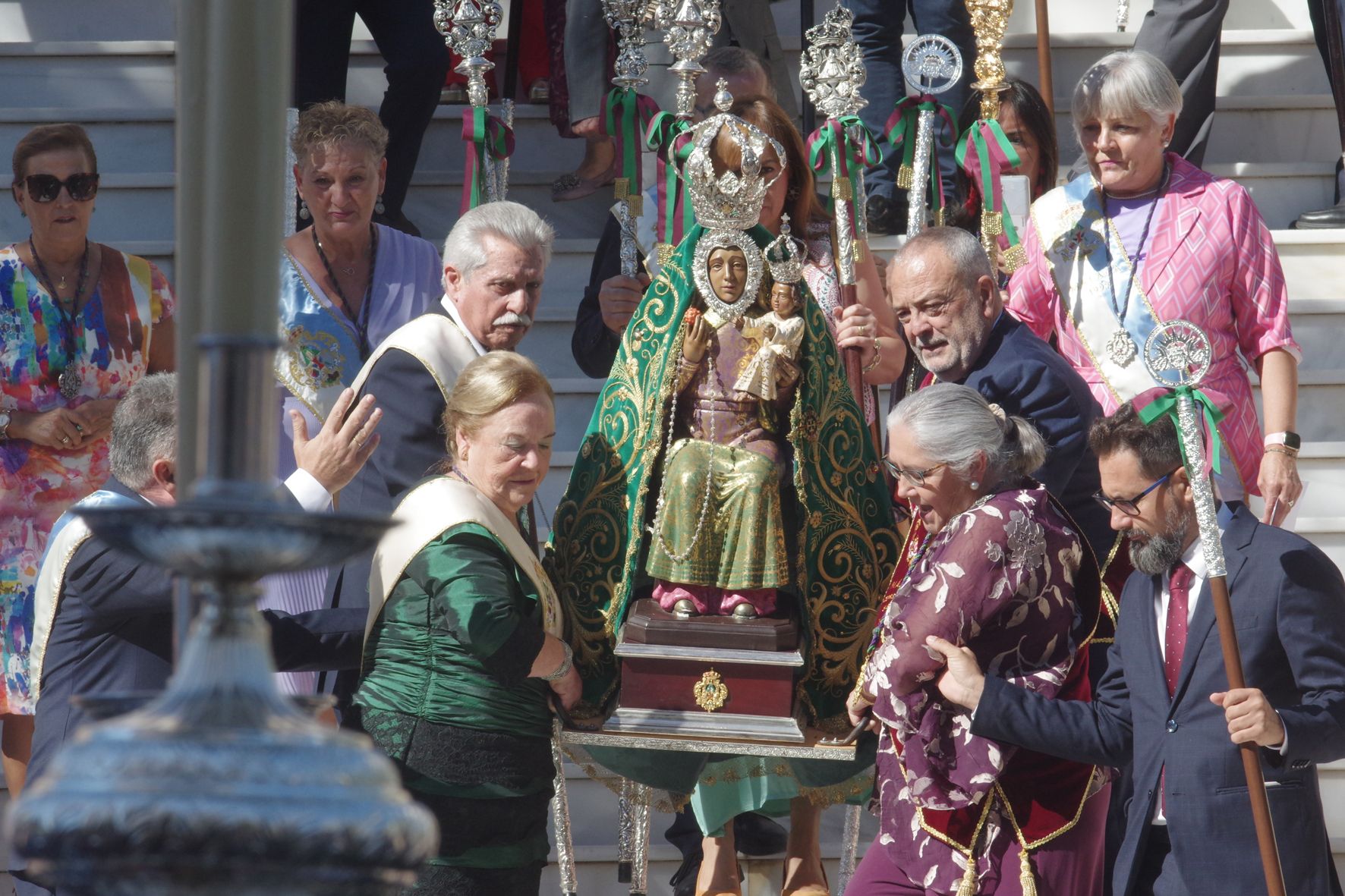 La Virgen de la Cabeza recorre las calles de La Palma