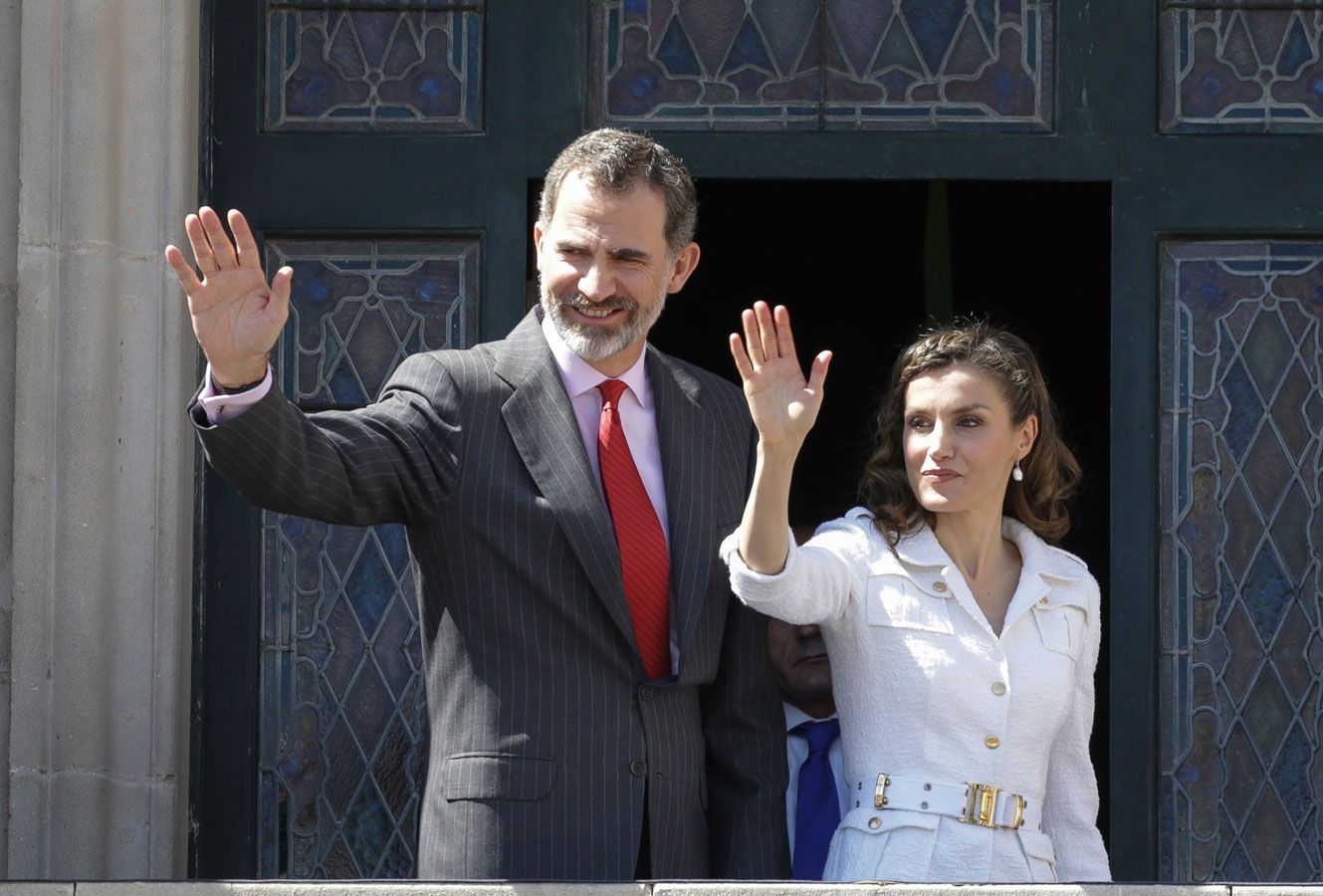 Letizia Ortiz junto a Felipe VI en Tenerife