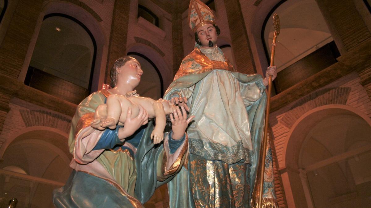 ‘El Milagro de San Blas’, de Salzillo, que excepcionalmente se podía contemplar hace unos meses en el antiguo claustro del convento de San Francisco, reconvertido en Museo Azul de la Semana Santa.