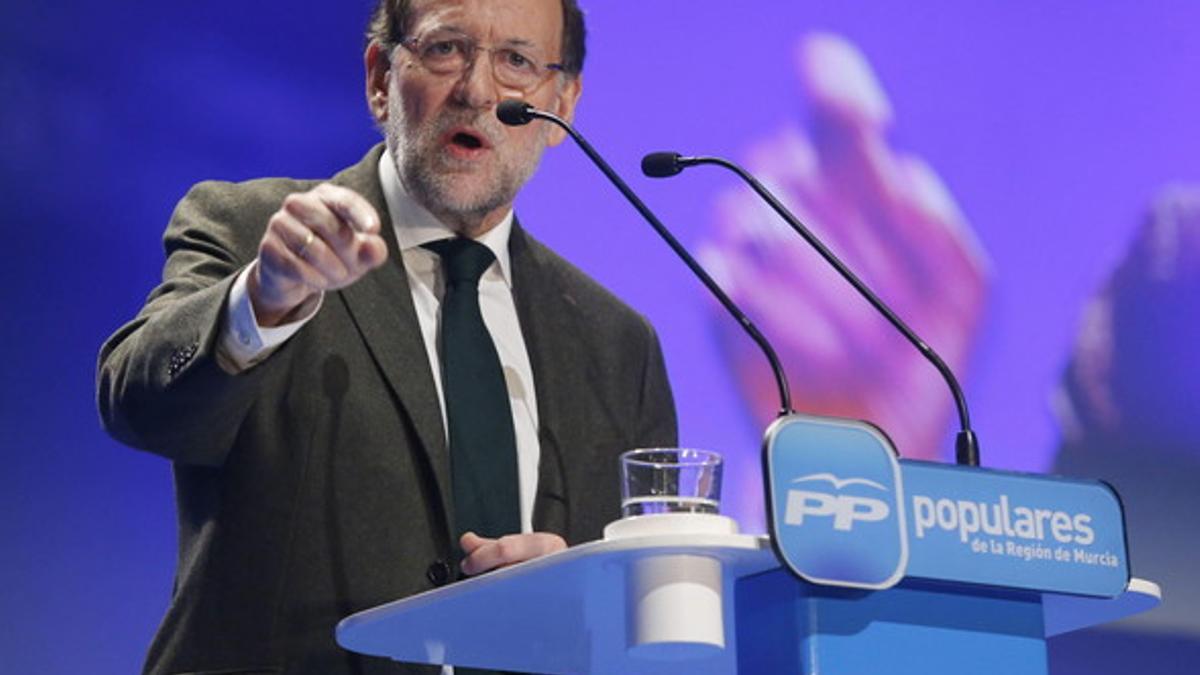 Mariano Rajoy clausura la convención del PP en Murcia