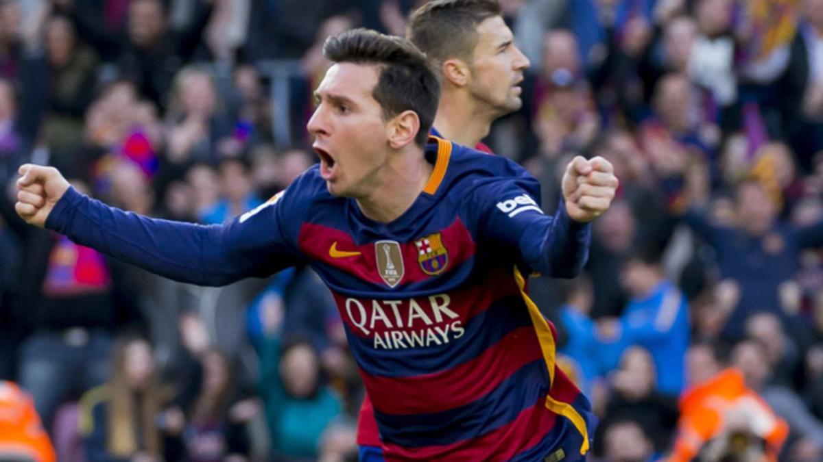 Messi anotó un gol en el último FC Barcelona-Atlético de Madrid (2-1), jugado en el Camp Nou el 30 de enero de 2016