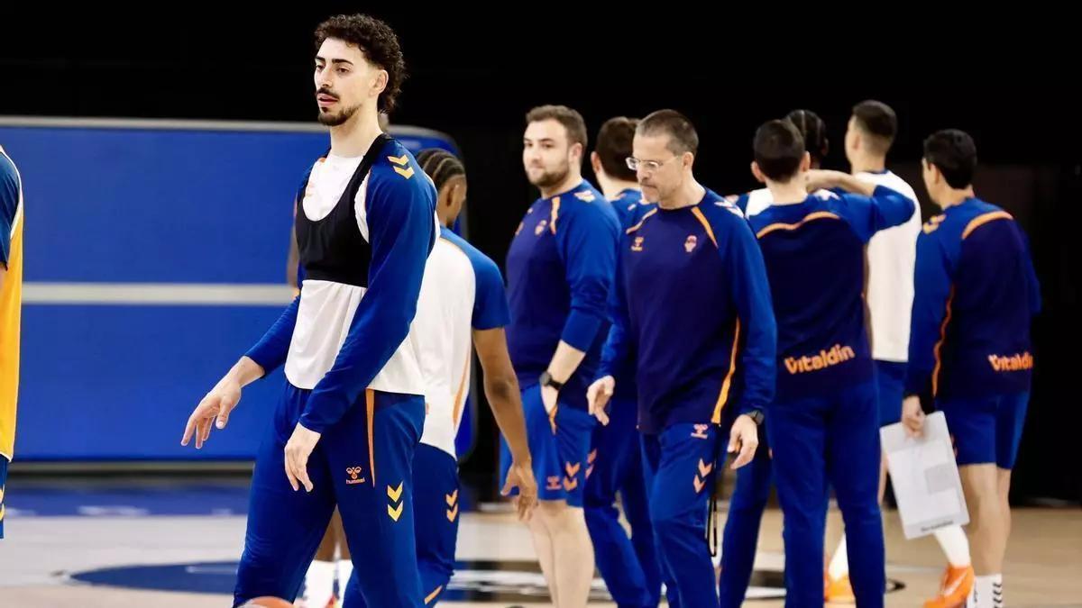 València. Entrenament València Basket
