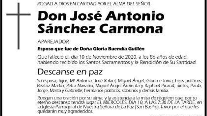José Antonio Sánchez Carmona