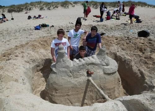 castillo arena a lanzada