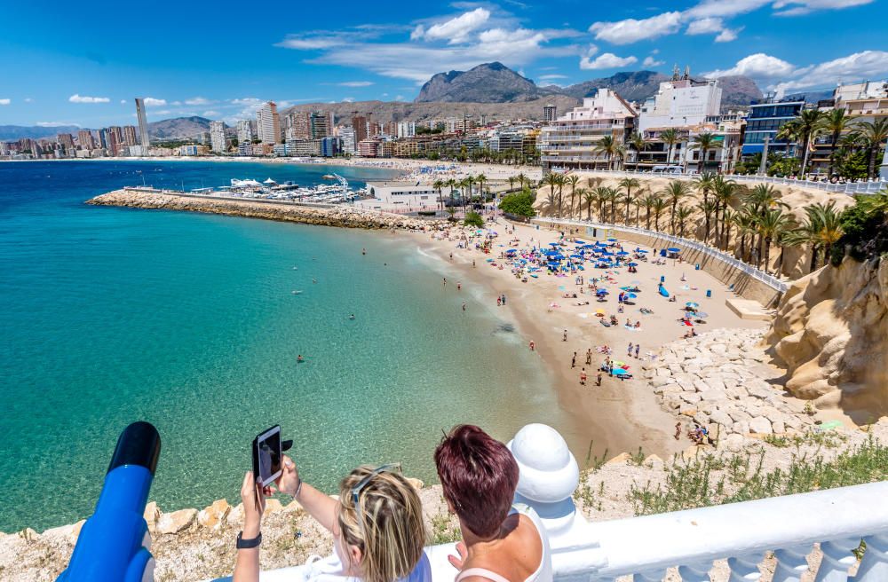 El Mal Pas, en Benidorm, con bandera azul.