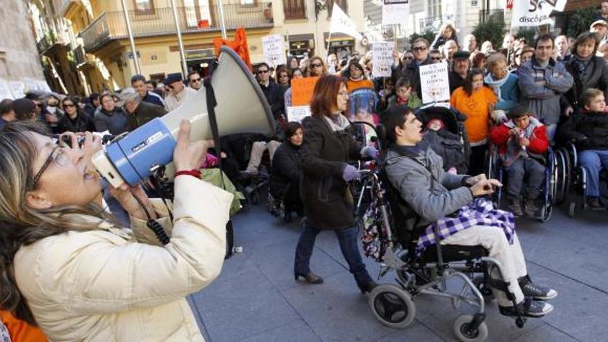 Concentración ante la Generalitat