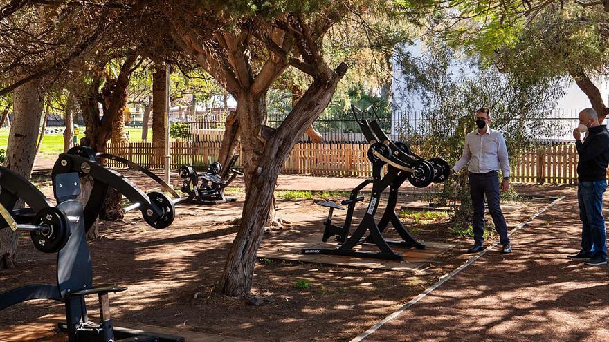 Gimnasio al aire libre en la Torre del Conde. | | E.D.