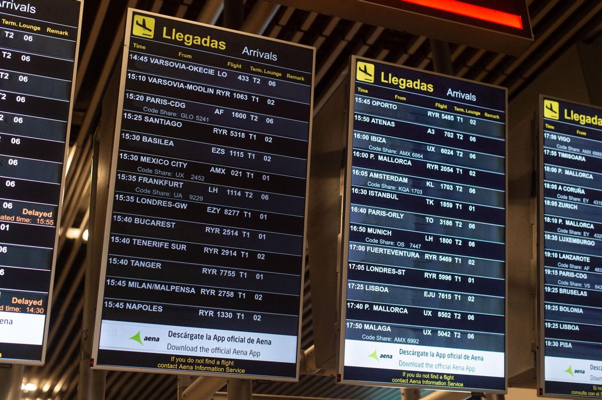 25/02/2022 Aeropuerto Barajas, Madrid. .