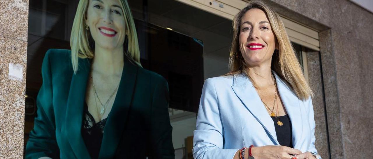 María Guardiola, presidenta del PP de Extremadura, esta semana en Mérida.