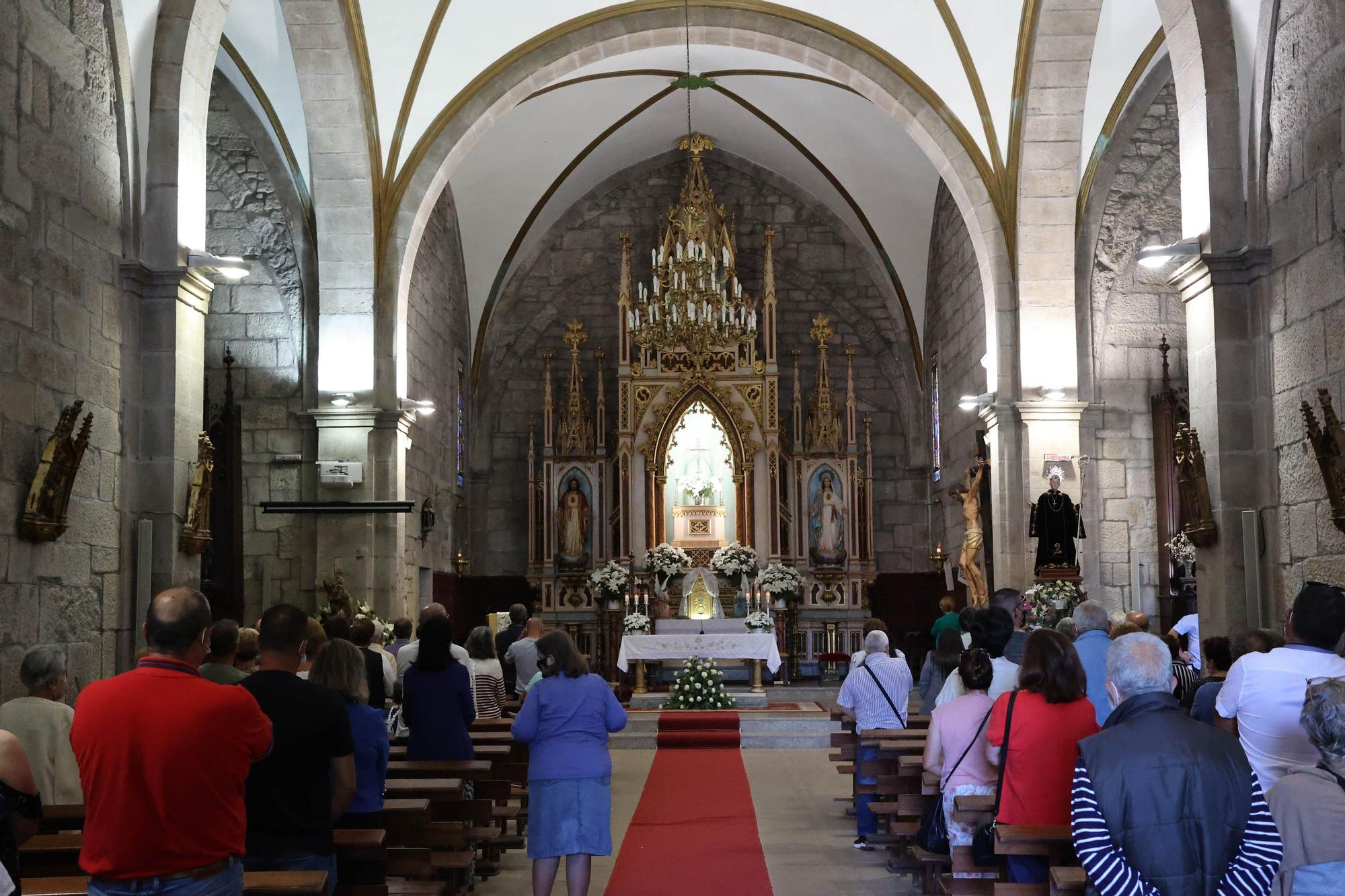 A San Benito con mascarilla