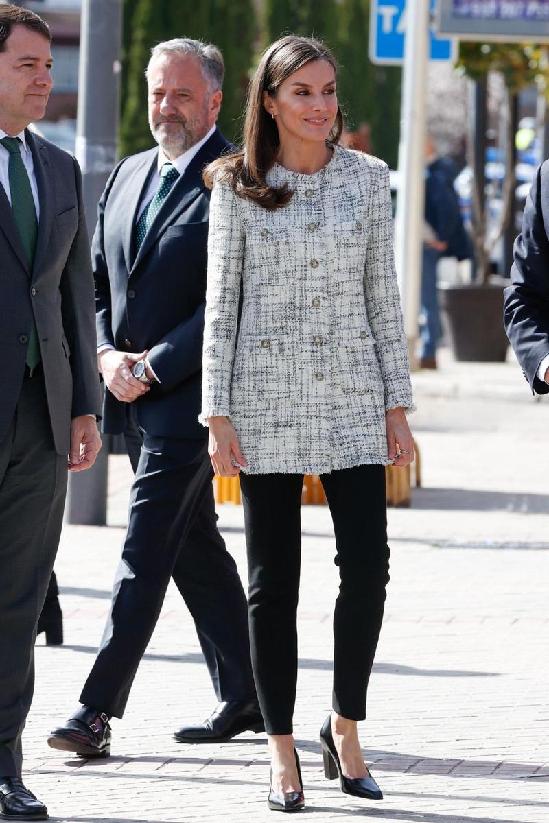 La reina Letizia en Valladolid durante el Tour Talento