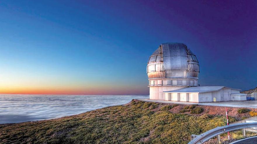 Gran Telescopio de Canarias, ubicado en el Observatorio del Roque de los Muchachos, en la isla de La Palma