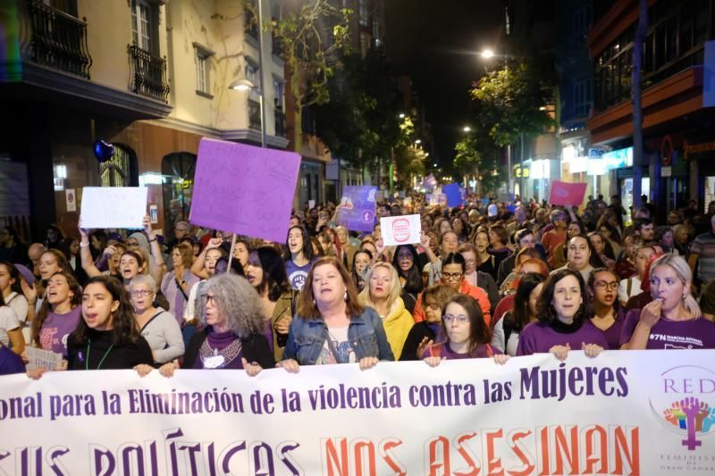 Manifestación contra la violencia machista