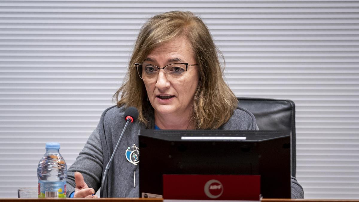 La presidenta de la AIReF, Cristina Herrero.