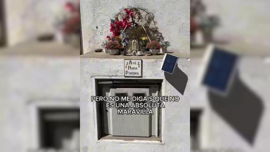 Vídeo | El curioso altar de Camas que ha descubierto Rancio en una instalación eléctrica