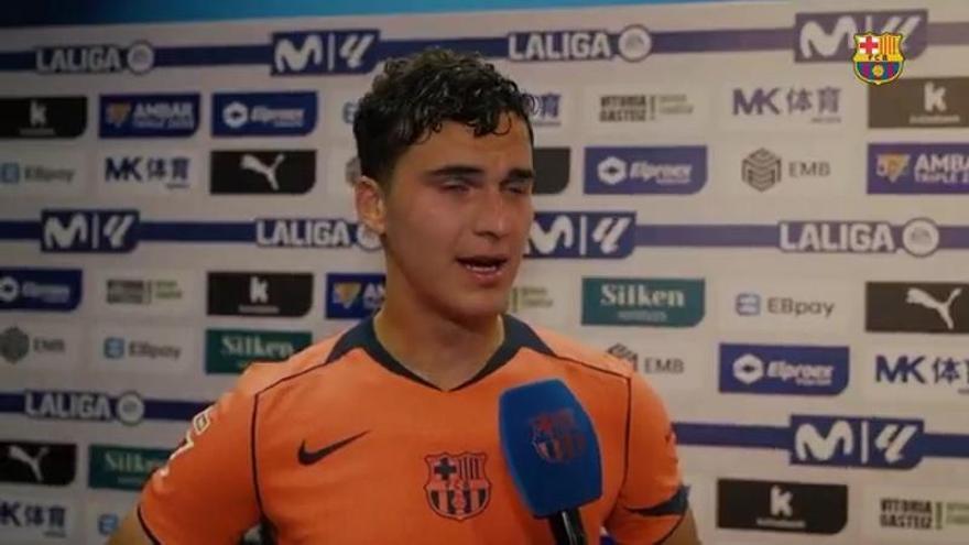 Álvaro Cortés, tras su debut: "Es el mejor día de mi vida"