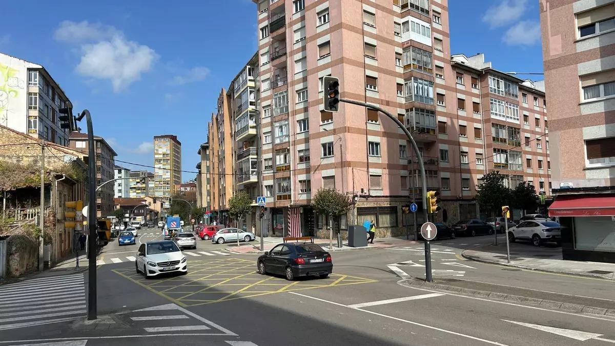 Tráfico a la entrada de Las Vegas.