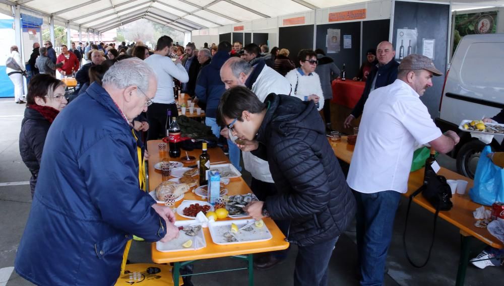 La primera jornada de la  fiesta gastronómica congrega a numeroso público, que disfrutó del molusco al natural y en escabeche.