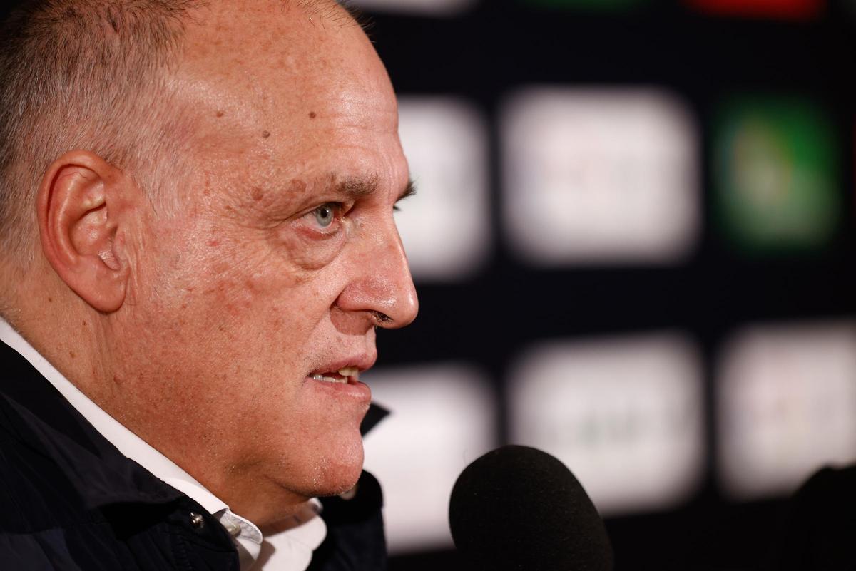 Javier Tebas attends during the Madrid Sports Press Association (APDM) Awards Gala held at the Beatriz Auditorium on january 30, 2023, in Madrid, Spain.