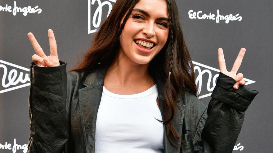 Lucía Rivera durante la presentación de la nueva campaña del Corte Inglés
