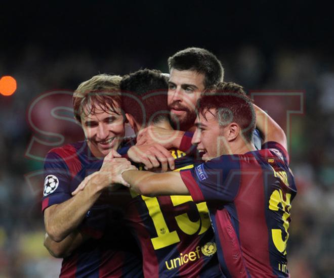 Barça,1 - APOEL de Nicosia,0