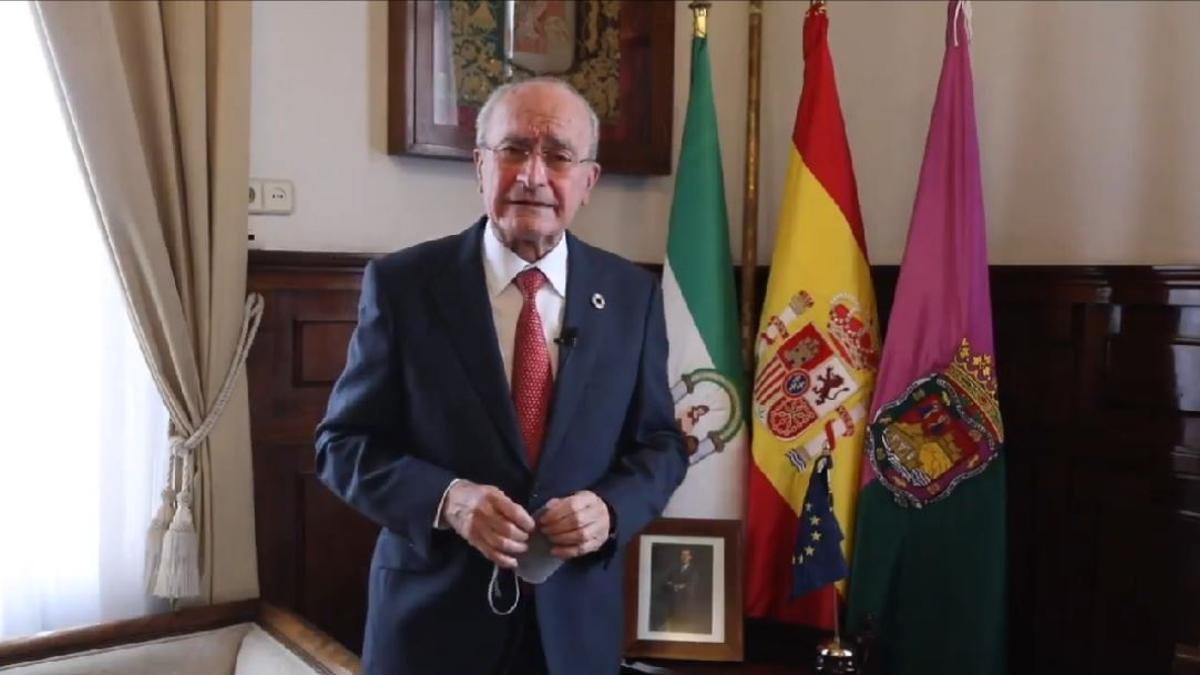 De la Torre, en uno de sus mensajes a la ciudadanía durante la pandemia.