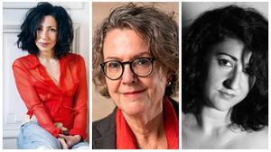 Yasmina Reza, Mercè Ibarz y Azahara Palomeque, tres de las autoras cuyos libros se debatirán en los clubes de lectura virtuales.