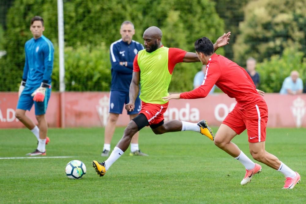 Entrenamiento del Sporting