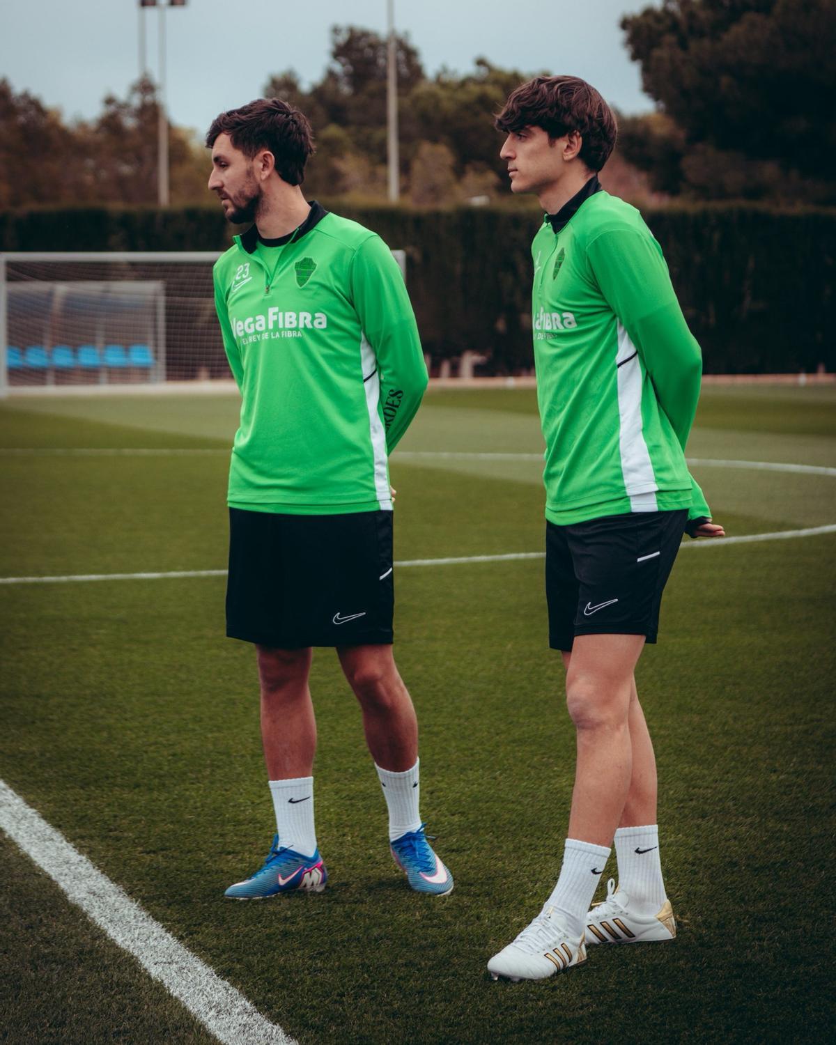 Gonzalo Villar y Chust, en un entrenamiento de esta semana del Elche