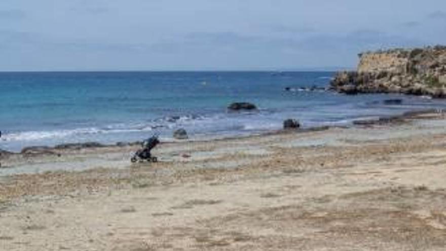 Imagen de archivo de la playa de la isla de Tabarca, para la que el Ayuntamiento quiere bandera azul.