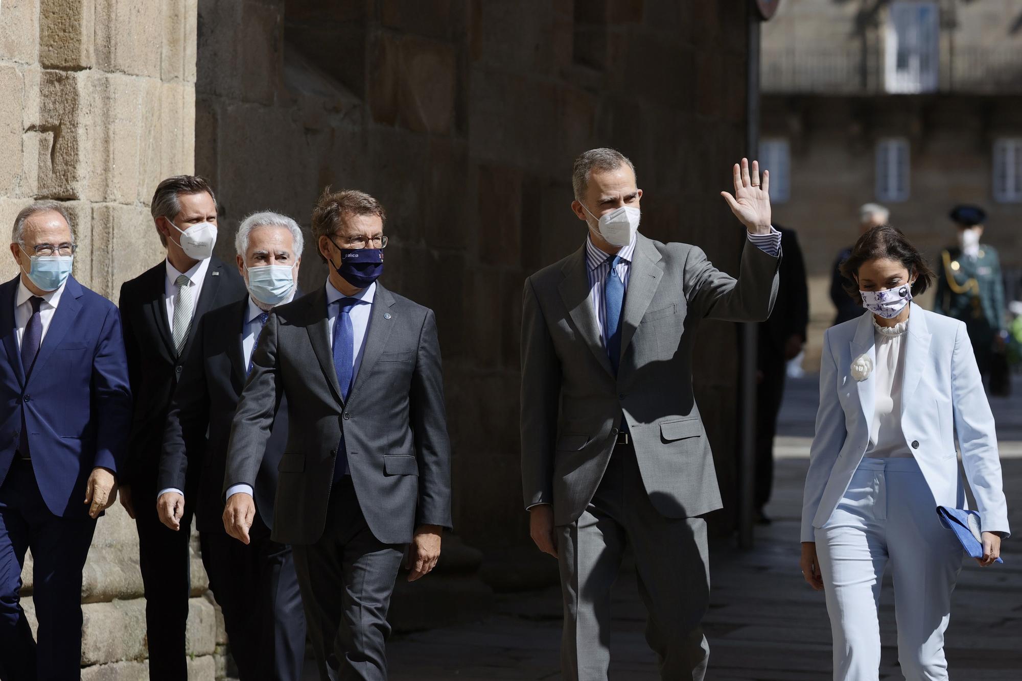 El Rey Felipe VI inaugura el I Congreso Mundial Xacobeo