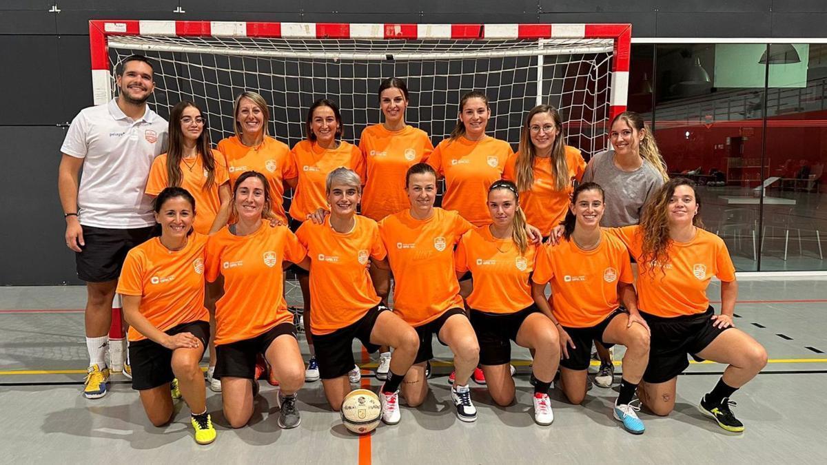 L'equip femení del FS Vilafant