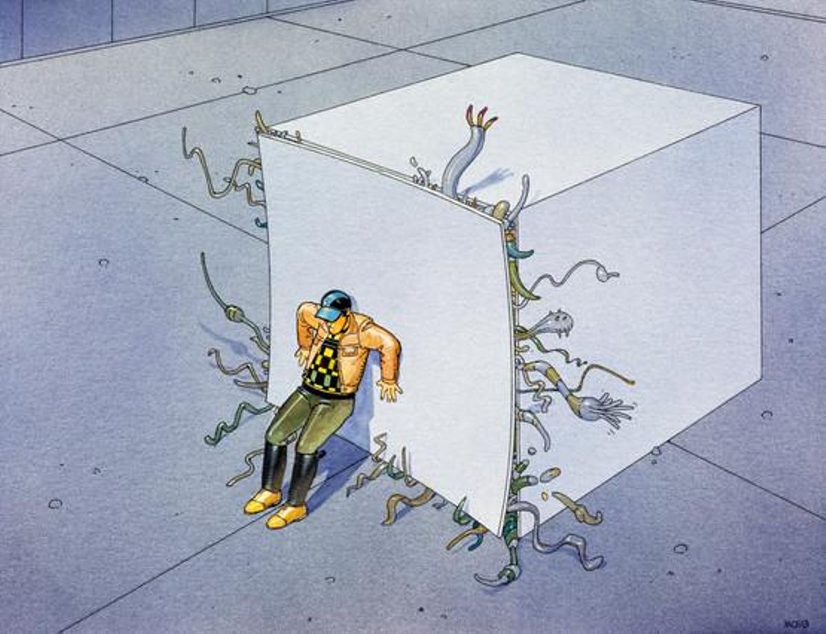 Les obres de Moebius exploren l’inconscient i revelen un món imaginari i fantàstic.