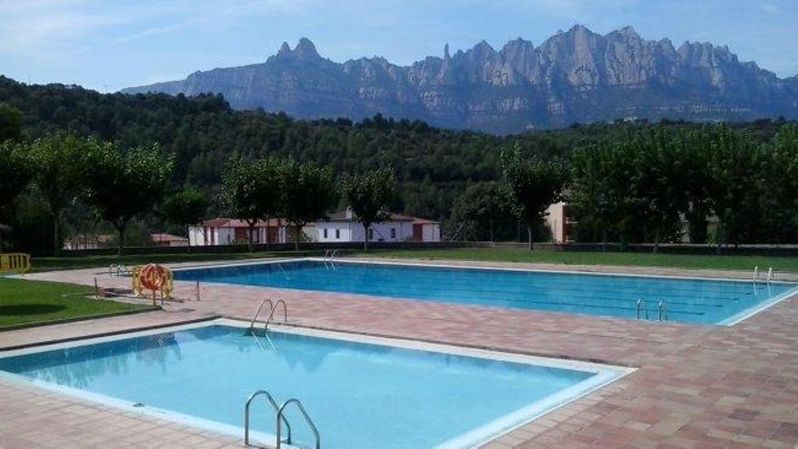 Estat actual de les piscines municipals de Castellbell i el Vilar, que es renovaran abans de l&#039;estiu