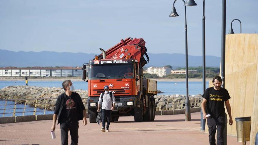 El rodatge de «Las leyes de la frontera» a l&#039;Estartit