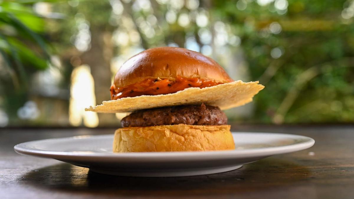 La hamburguesa ganadora.