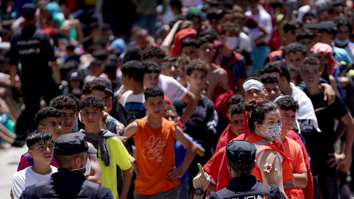 El cierre de la frontera a las entradas masivas alivia la presión en Ceuta