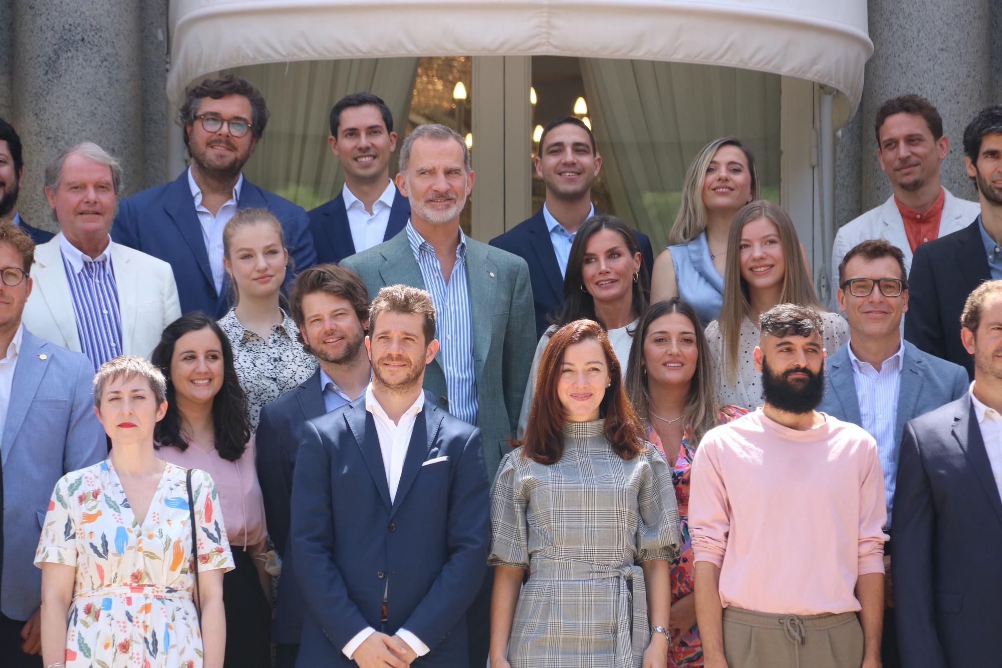 La princesa Elionor i la infanta Sofia participen en un taller en el marc dels Premis Fundació Princesa de Girona