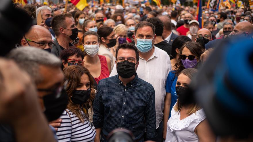 Aragonès no participará en la manifestación independentista de la ANC en la Diada