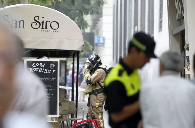 Incendio en el bar San Siro