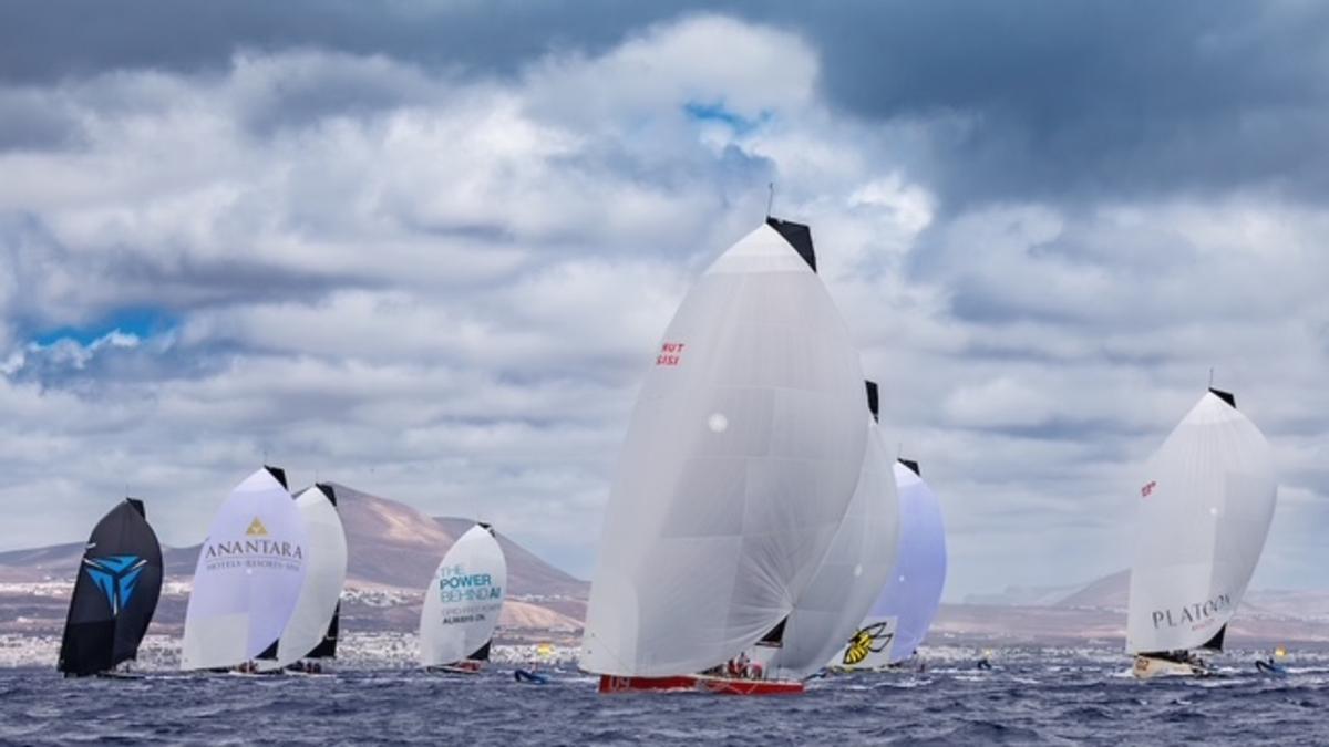 Tercer día de regata de la 52 SUPER SERIES Royal Cup, en Puerto Calero, en el sur de Lanzarote
