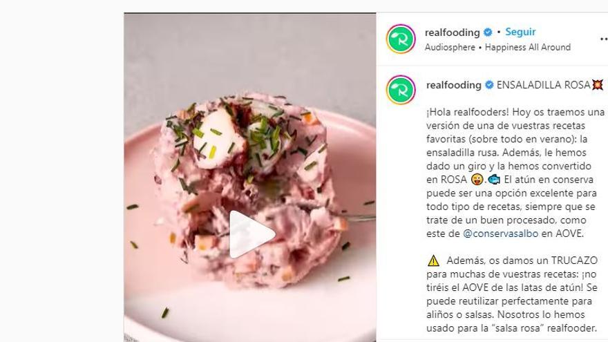 L&#039;ensaladilla rosa de Realfooders