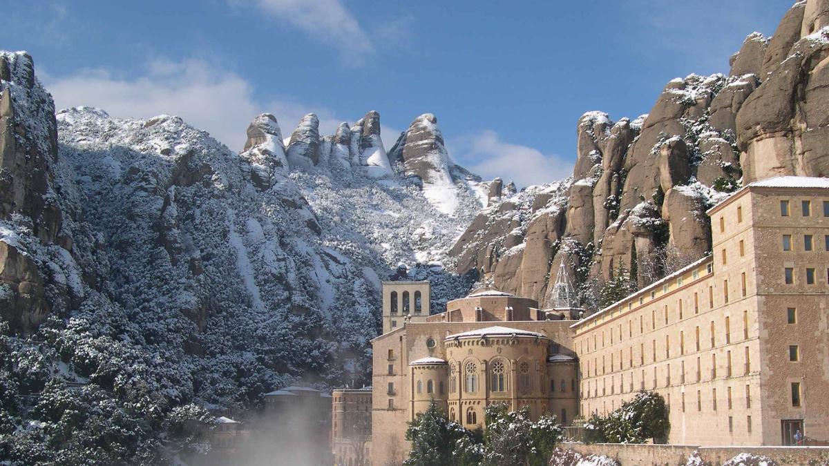 Monte de Montserrat, en Barcelona