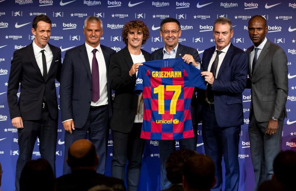 Presentación de Antoine Griezmann con el Barcelona