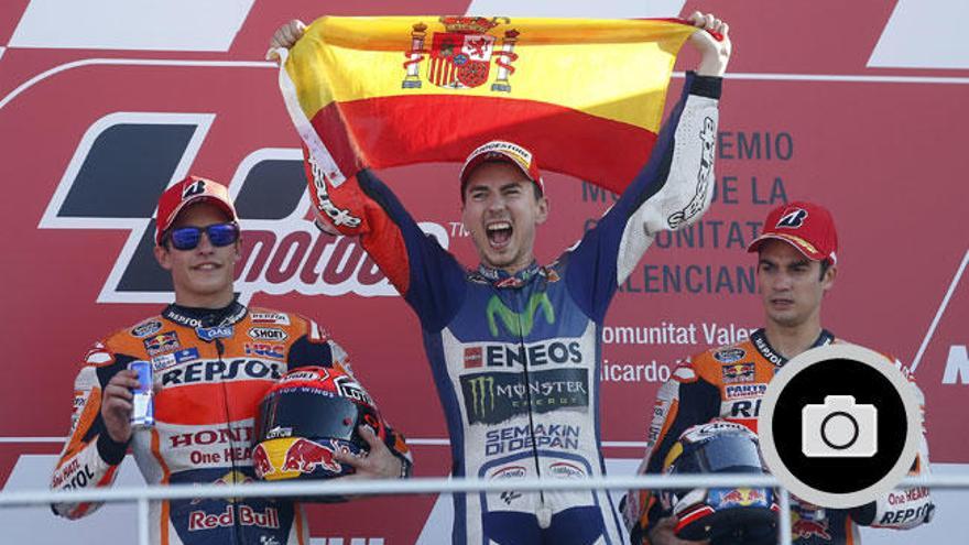 Jorge Lorenzo, de nuevo campeón de MotoGP.