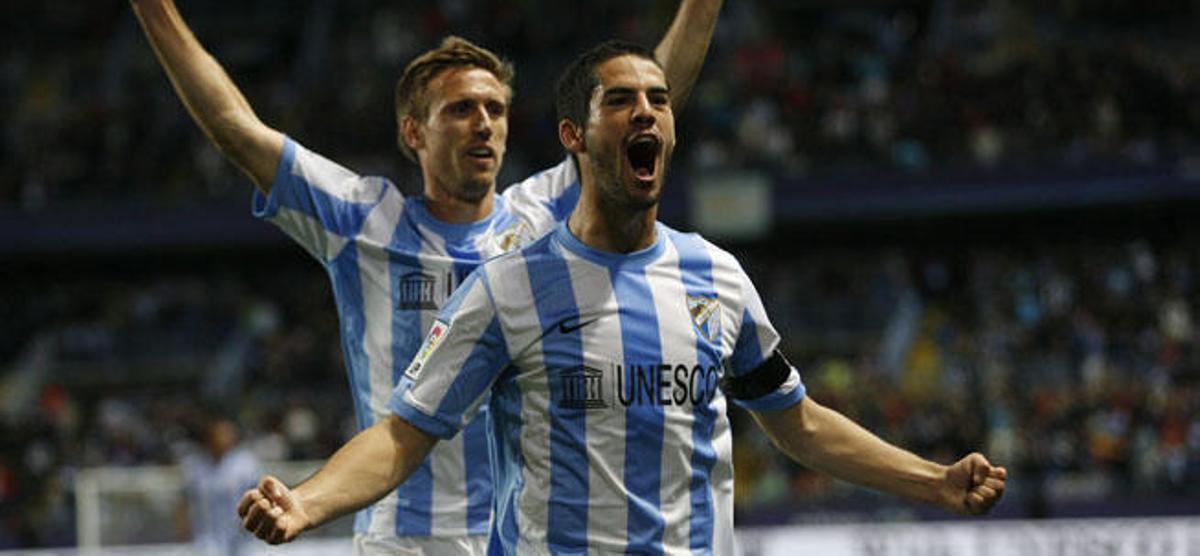 Isco, durante su etapa en el Málaga CF.