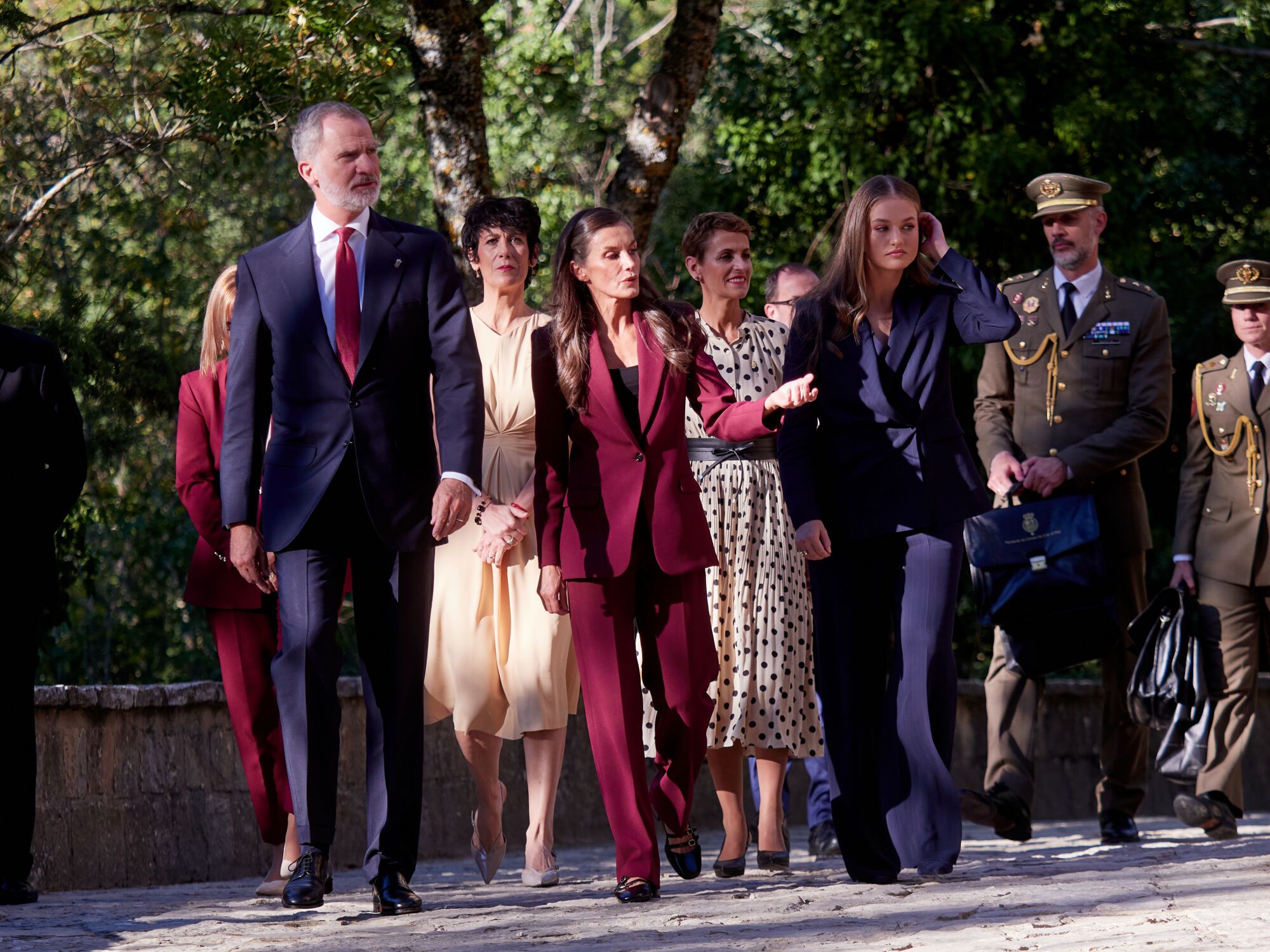 EN IMÁGENES: Leonor se da un baño de multitudes en su estreno como Princesa de Viana