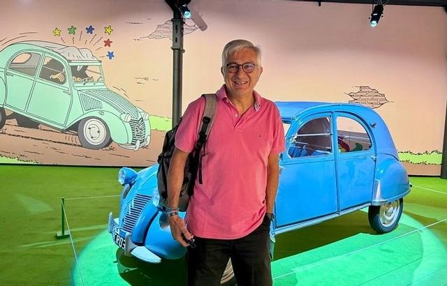 José Manuel Silva Alcalde, autor de del libro 'Tintín, periodista vicario. Periodismo y medios en 'Les Aventures de Tintin''